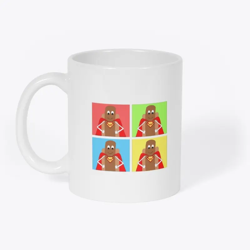 Wienie-Man Pop Art Coffee Mug