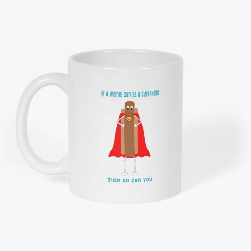 Wienie-Man Superhero Coffee Mug 